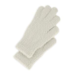 New Gray Solid Eyelash Knit Gloves Mittens Winter‎ Soft Fuzzy Grey